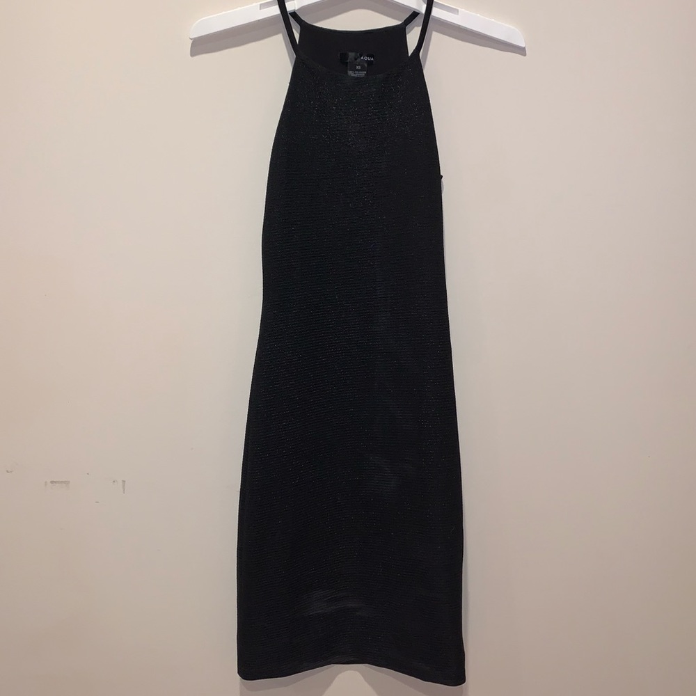 Sparkly Black Tight Dress
